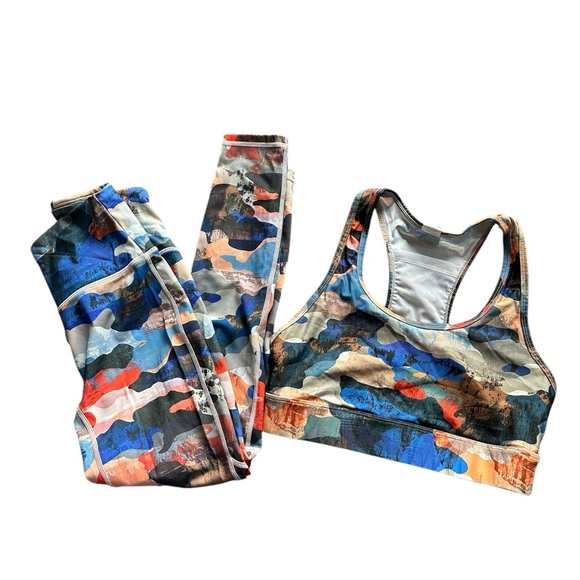 Fabletics Sports On the Go, jog bra and pants, top M, pants S, great condition - Picture 2 of 11